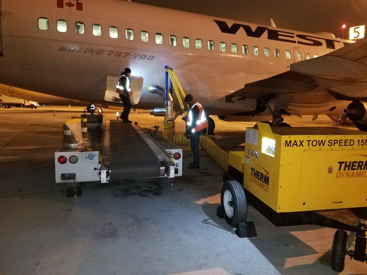 TD500 IDF cargo door heater option WestJet