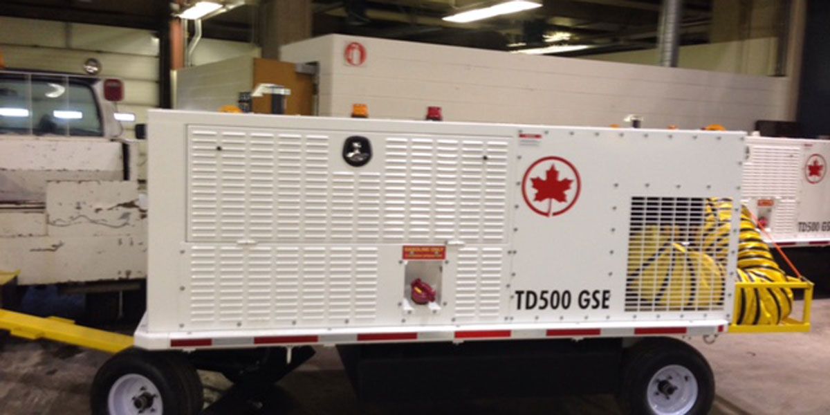 Air Canada receives their first Therm Dynamics GSE Heaters for Edmonton and Winnipeg