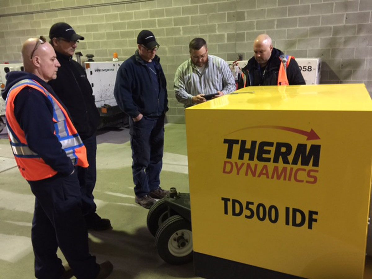 TD500 IDF cargo door heater - Feb, 2017