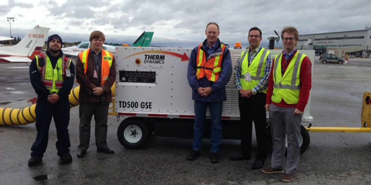 Porter Airline gets it first Therm Dynamics Flameless heater in Thunder Bay